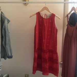 Ace & jig red dress